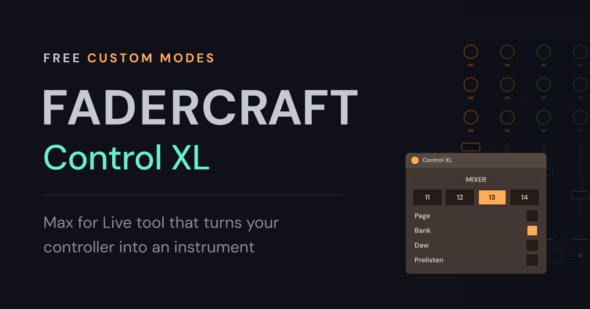 Contro Layout Customization Free Custom Modes for Launch Control XL MK3 (15 Layouts)