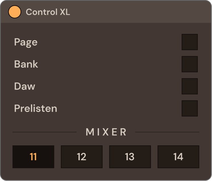 Control XL Max for Live device UI